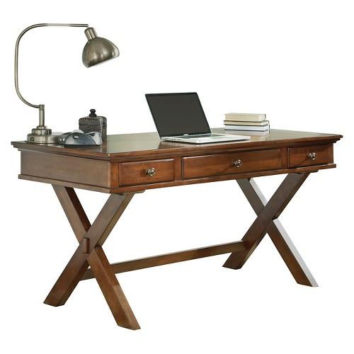 Burkes Medium Brown Home Office Desk