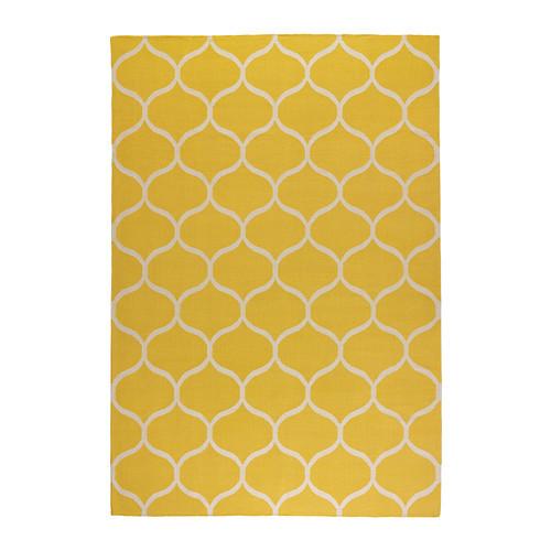 Yellow Net Pattern Rug