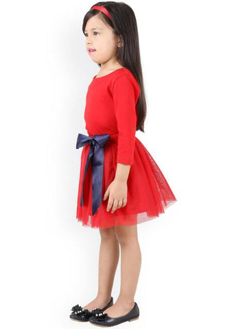 Branyork Red Two-Piece Dress